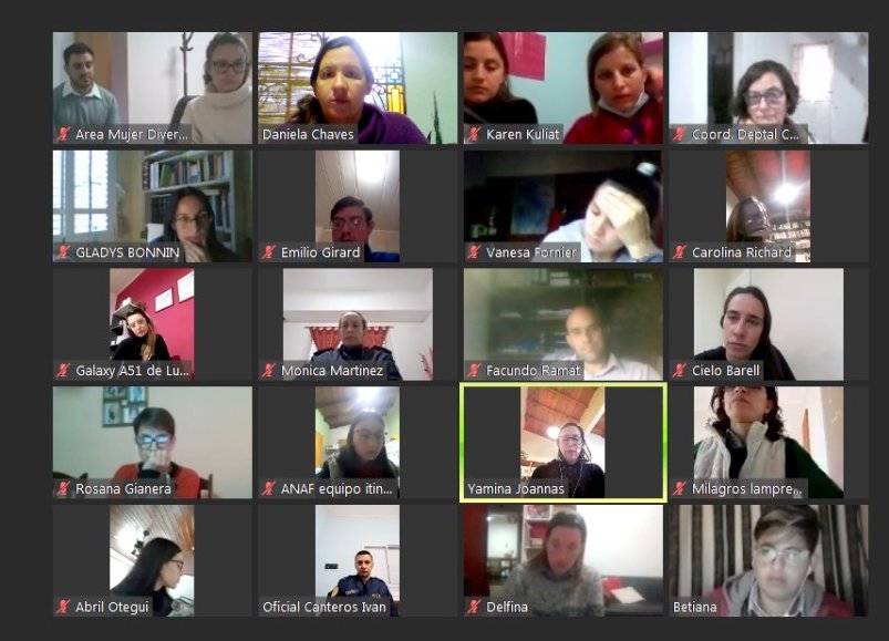En el marco del día “Ni una Menos” se reunió la Mesa departamental Intersectorial de Género, Niñez y Adolescencia