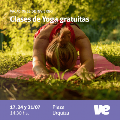 Vacaciones de invierno: Habrá clases gratuitas de yoga en Plaza Urquiza