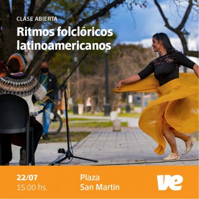 Clase abierta de ritmos folclóricos latinoamericanos