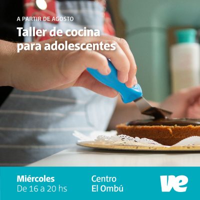 Permanece abierta la convocatoria al Taller de Cocina para adolescentes