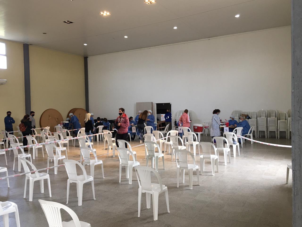 Intensa actividad en torno a la vacunación durante el fin de semana largo