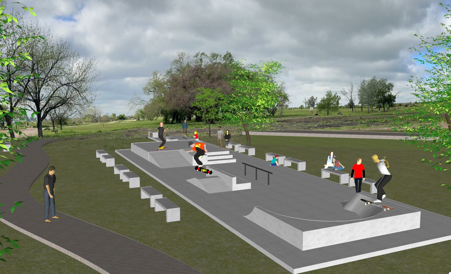 Villa Elisa contará con un Skatepark