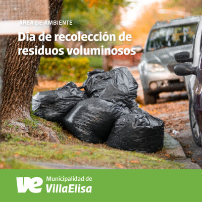 Mapa de recolección de residuos voluminosos en Villa Elisa
