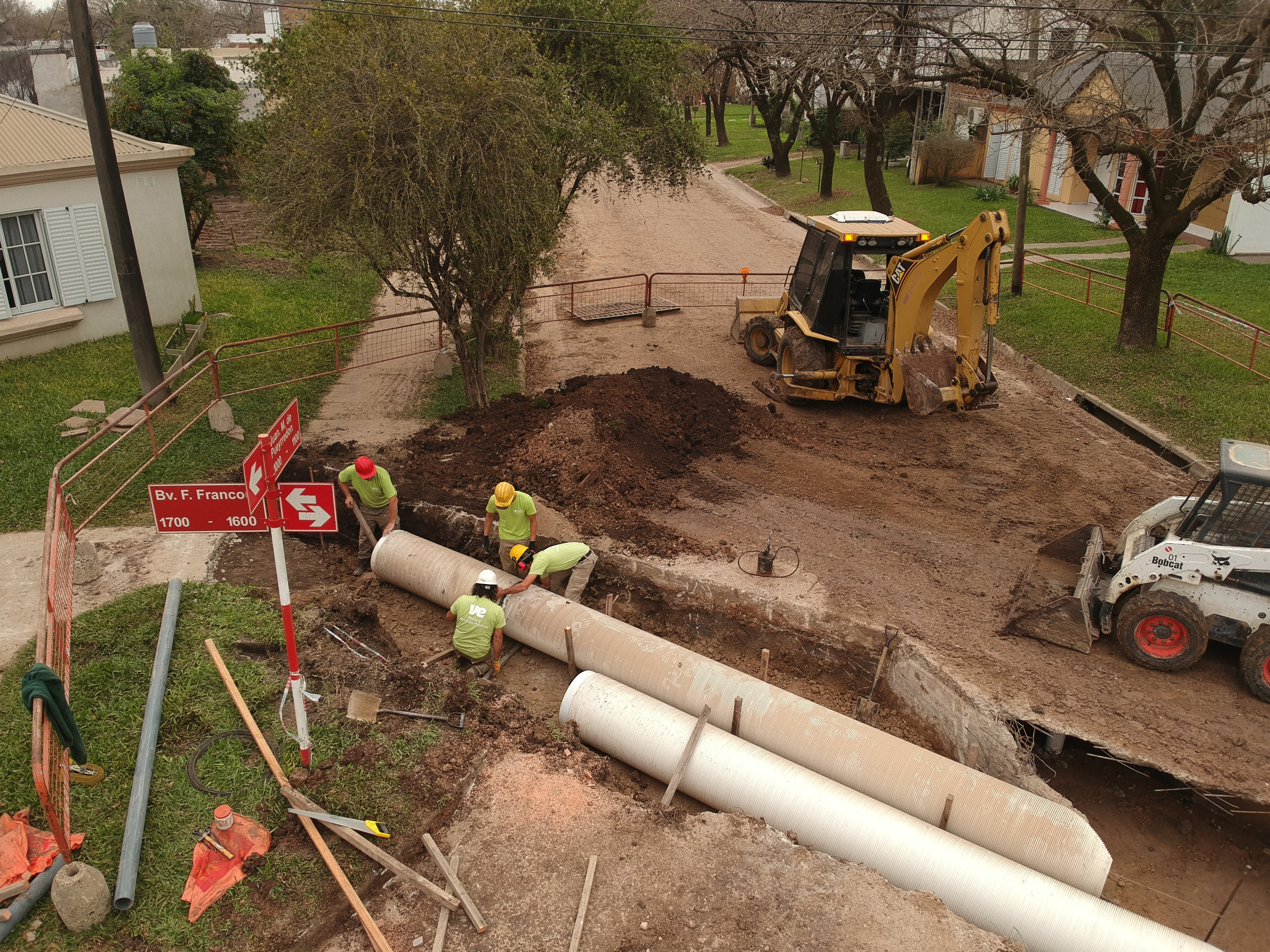 Se busca mejorar el drenaje de las lluvias en calle Pueyrredón