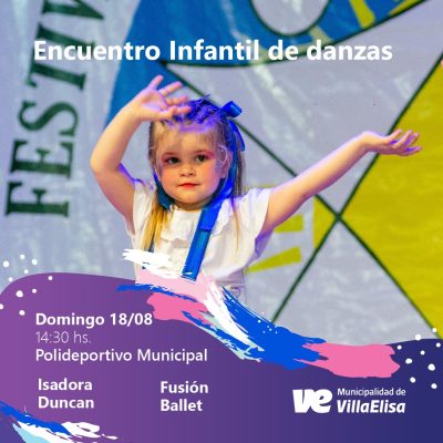 1° Encuentro Infantil de Danzas en Villa Elisa