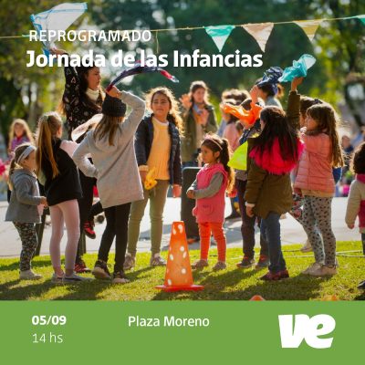 Se viene la Jornada para las Infancias en Plaza Moreno