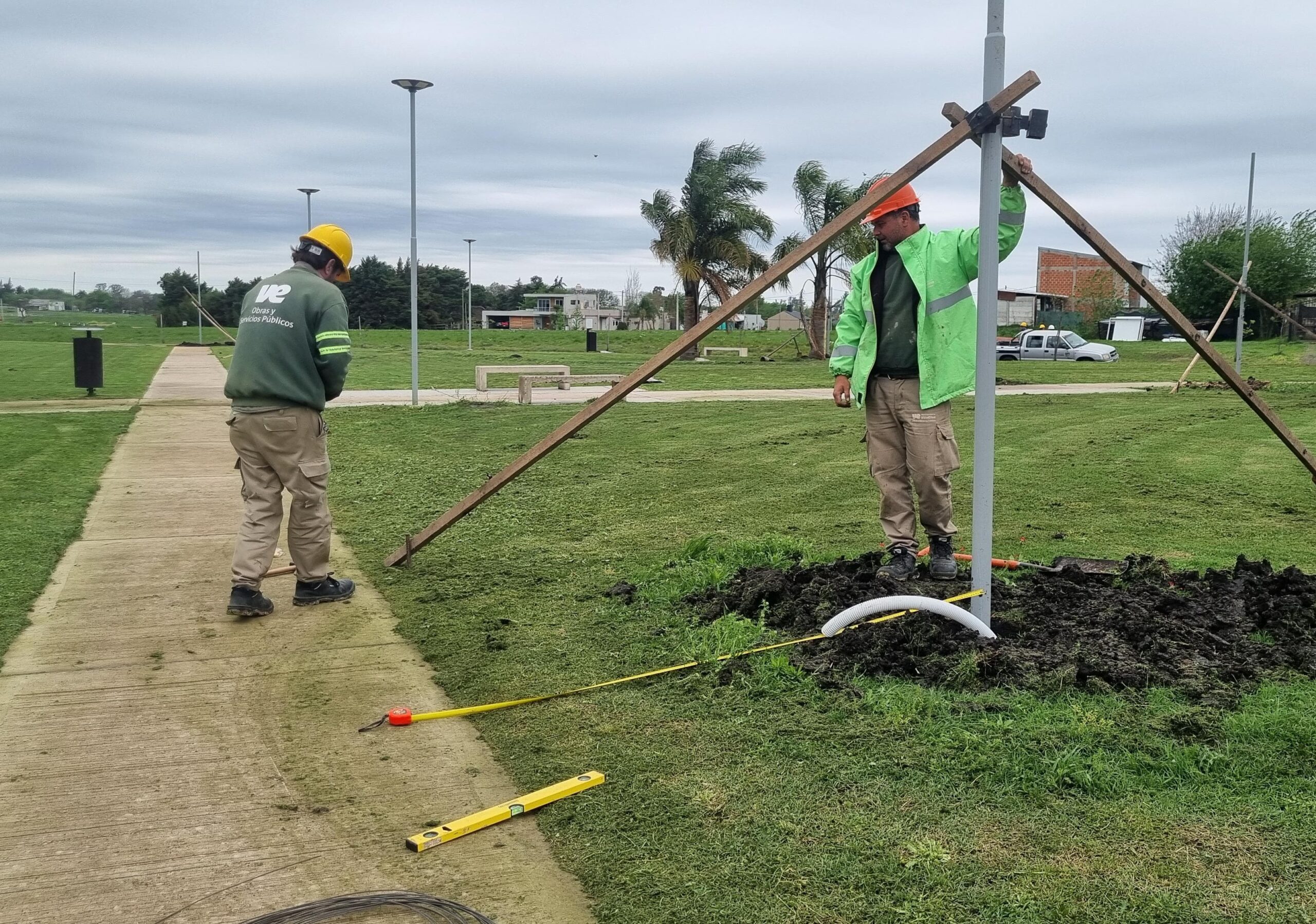 La Plaza de calle Pueyrredón quedará completamente iluminada