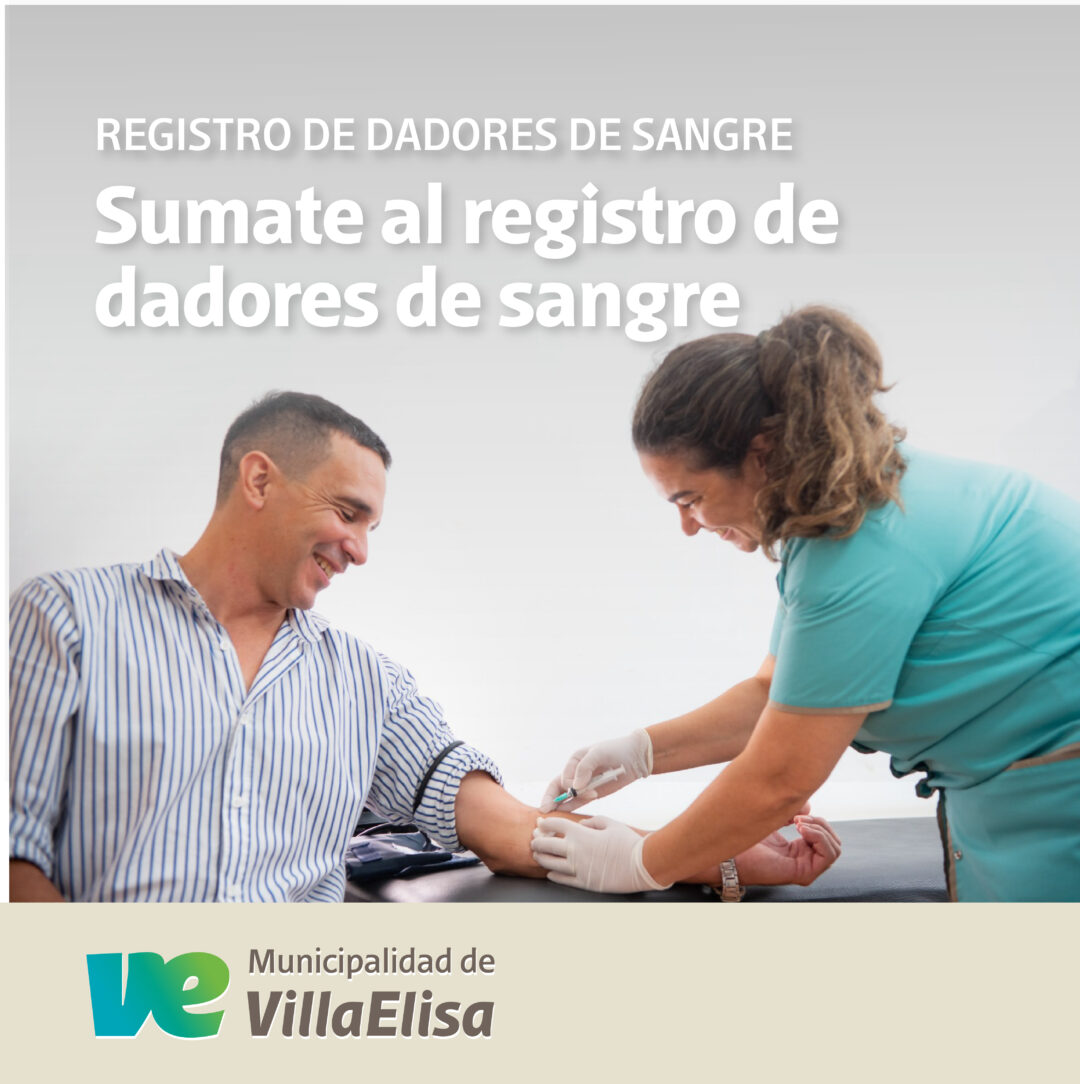 Lista de dadores de sangre en Villa Elisa