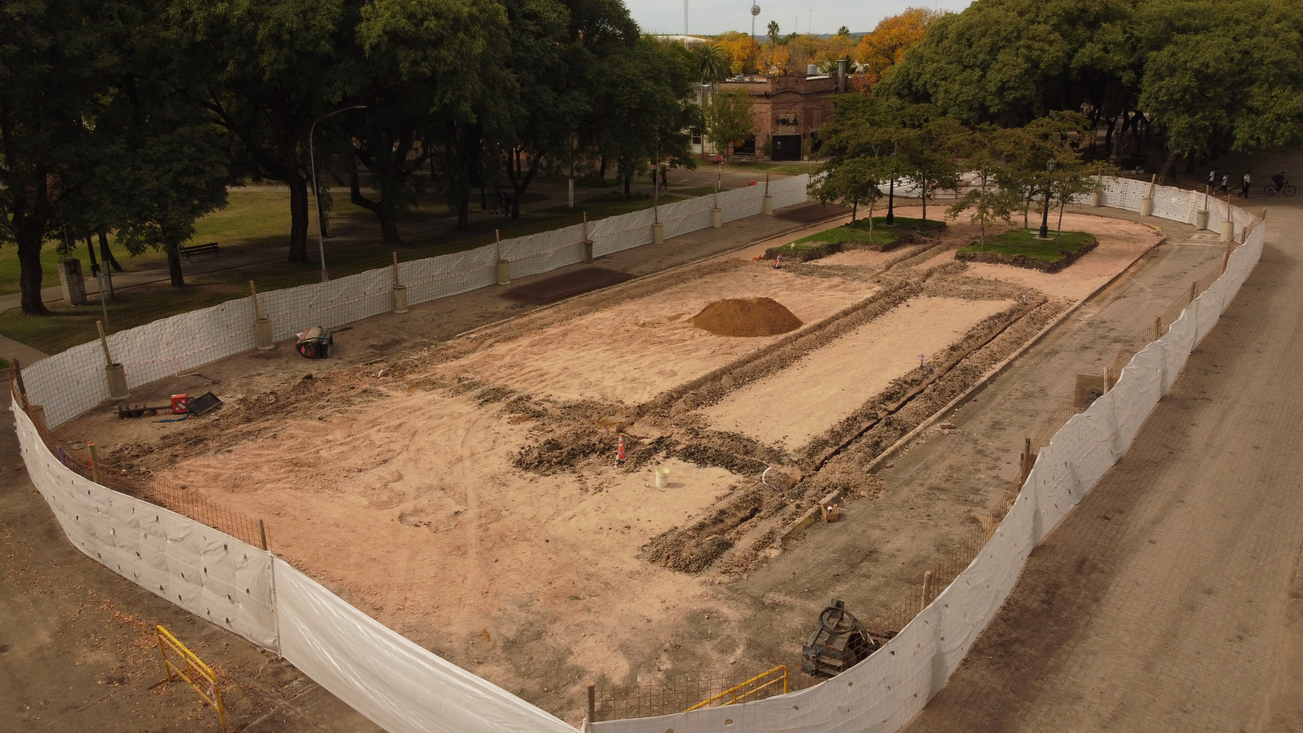 Avanza la puesta en valor de la Plazoleta Belgrano