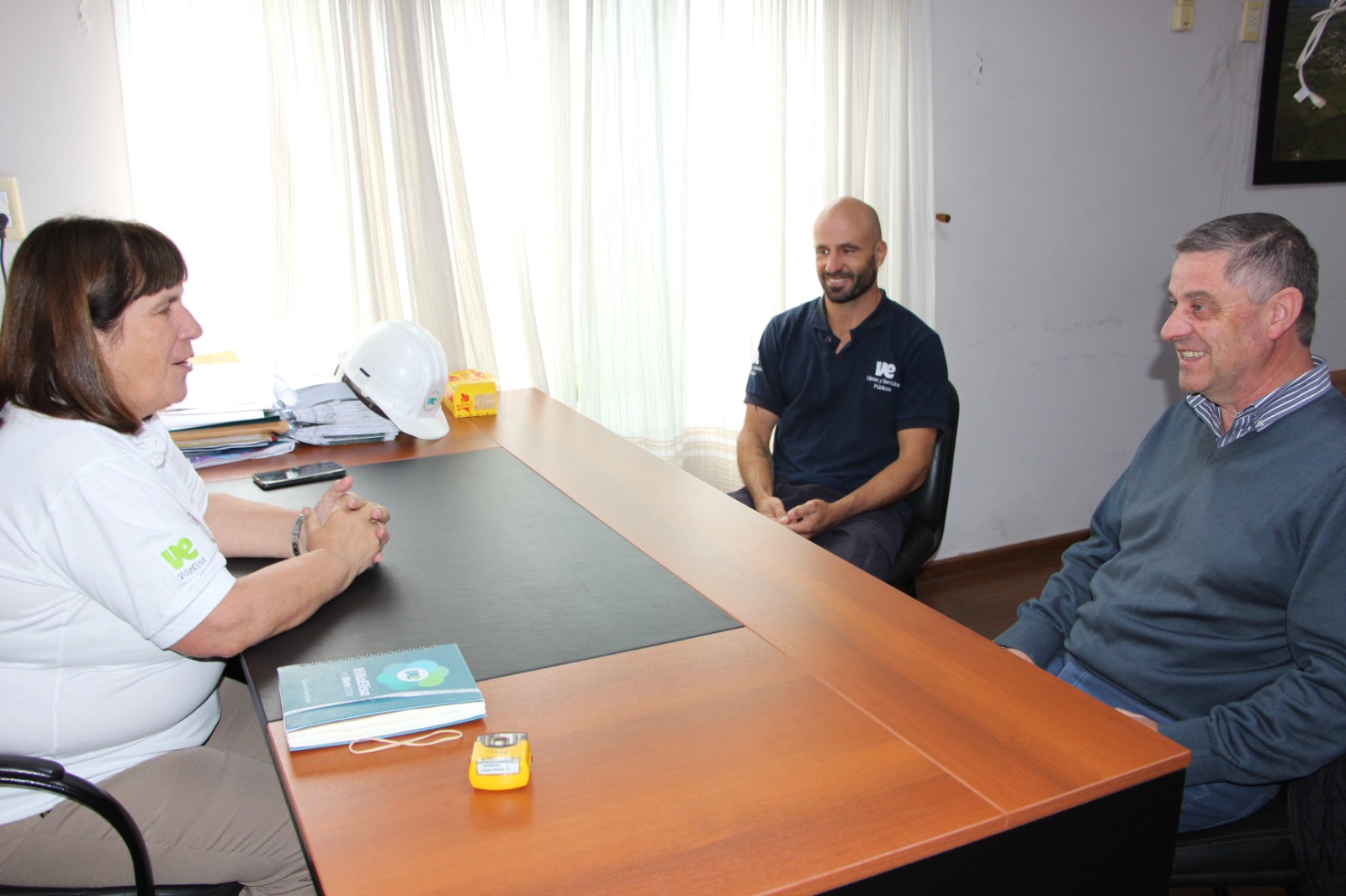 Visita del intendente de San Salvador a Villa Elisa