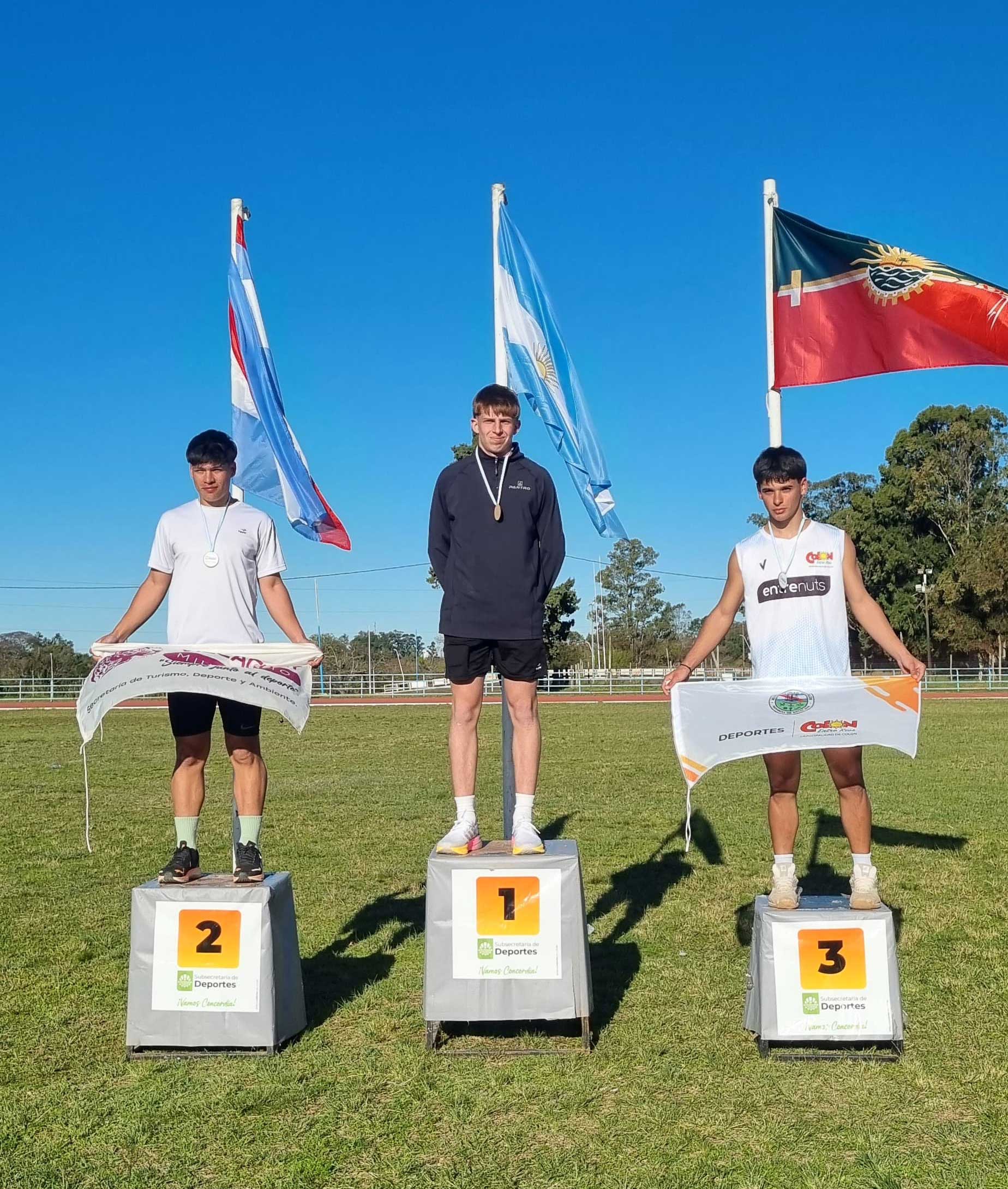 Atletas elisenses participaron del Campeonato Provincial U20 en Concordia