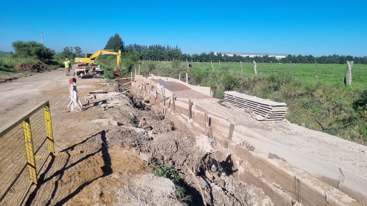 Avanza la segunda etapa de la obra de entubado en Bv. Rieter