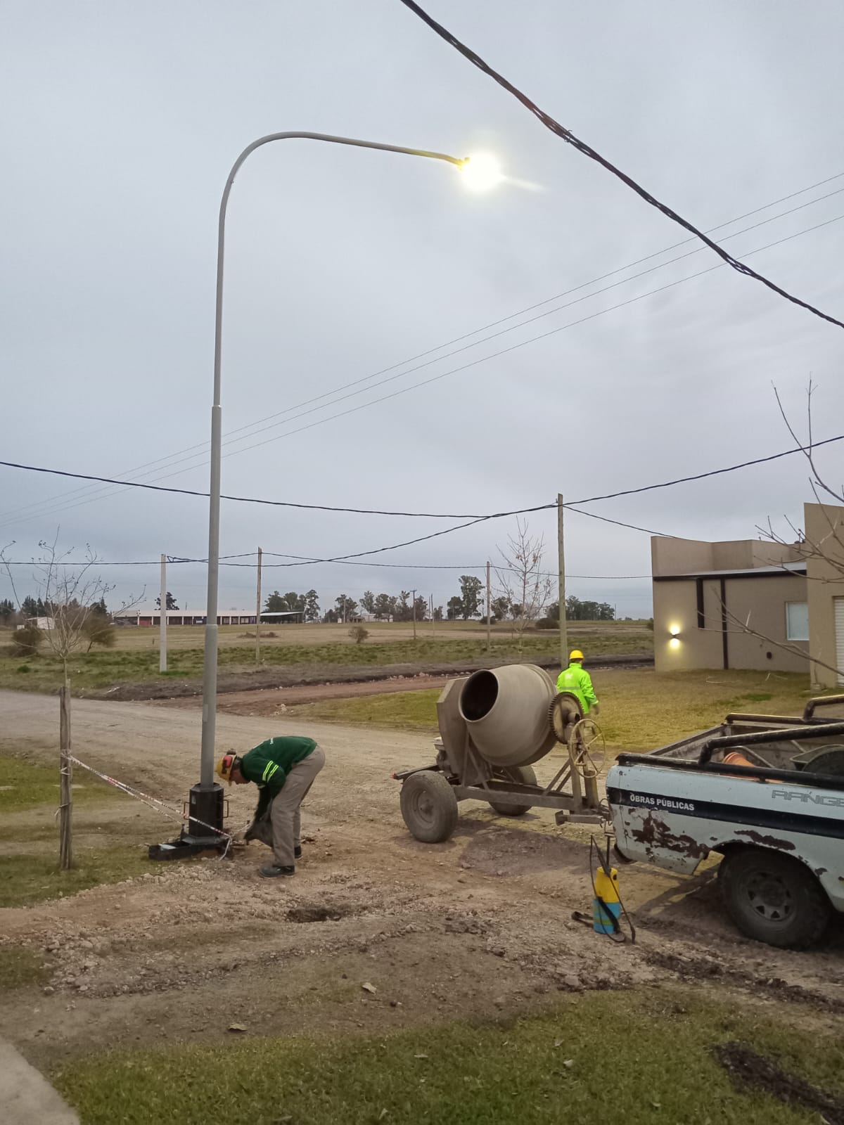 Registro de oposición para obras de alumbrado