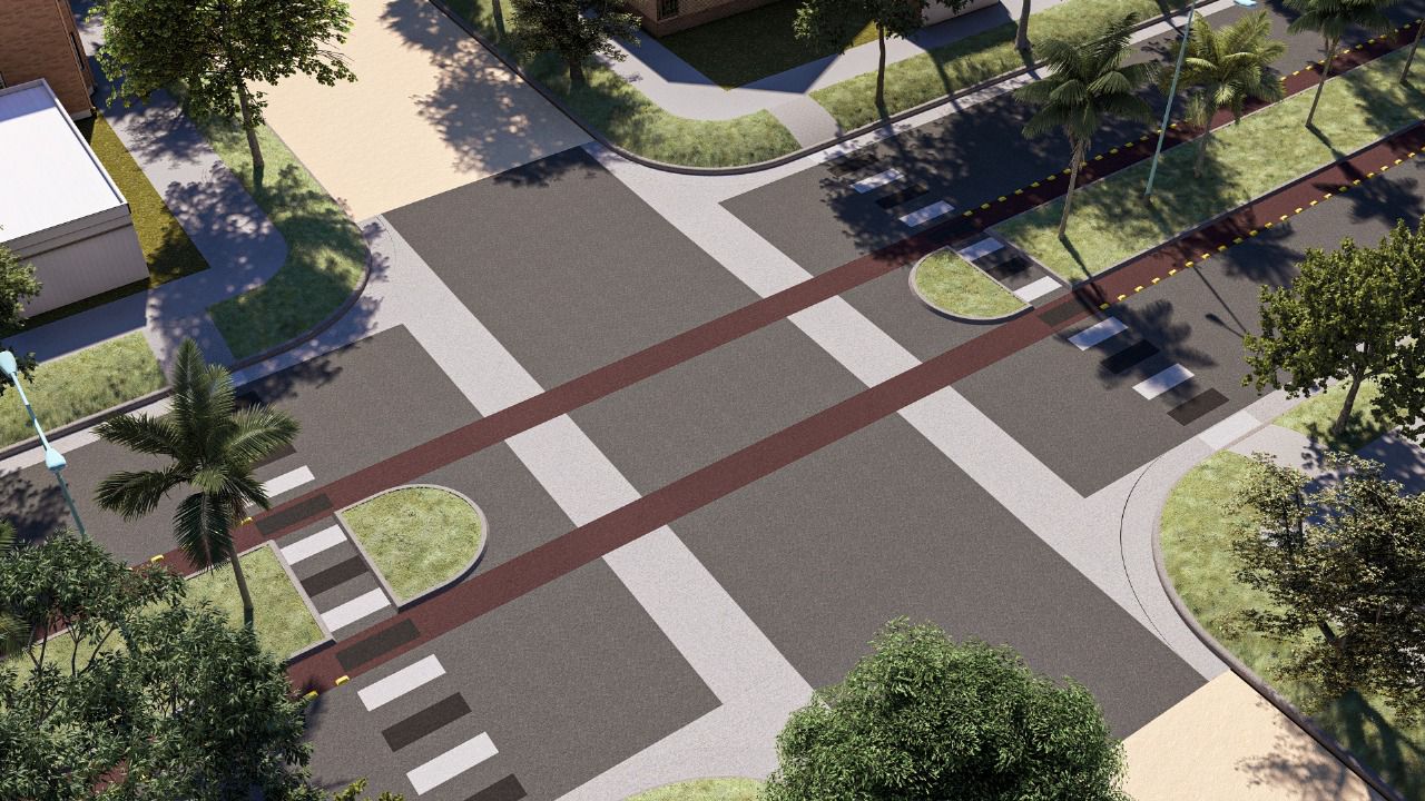 Firma del contrato para comenzar con el asfaltado en Boulevard Schroeder