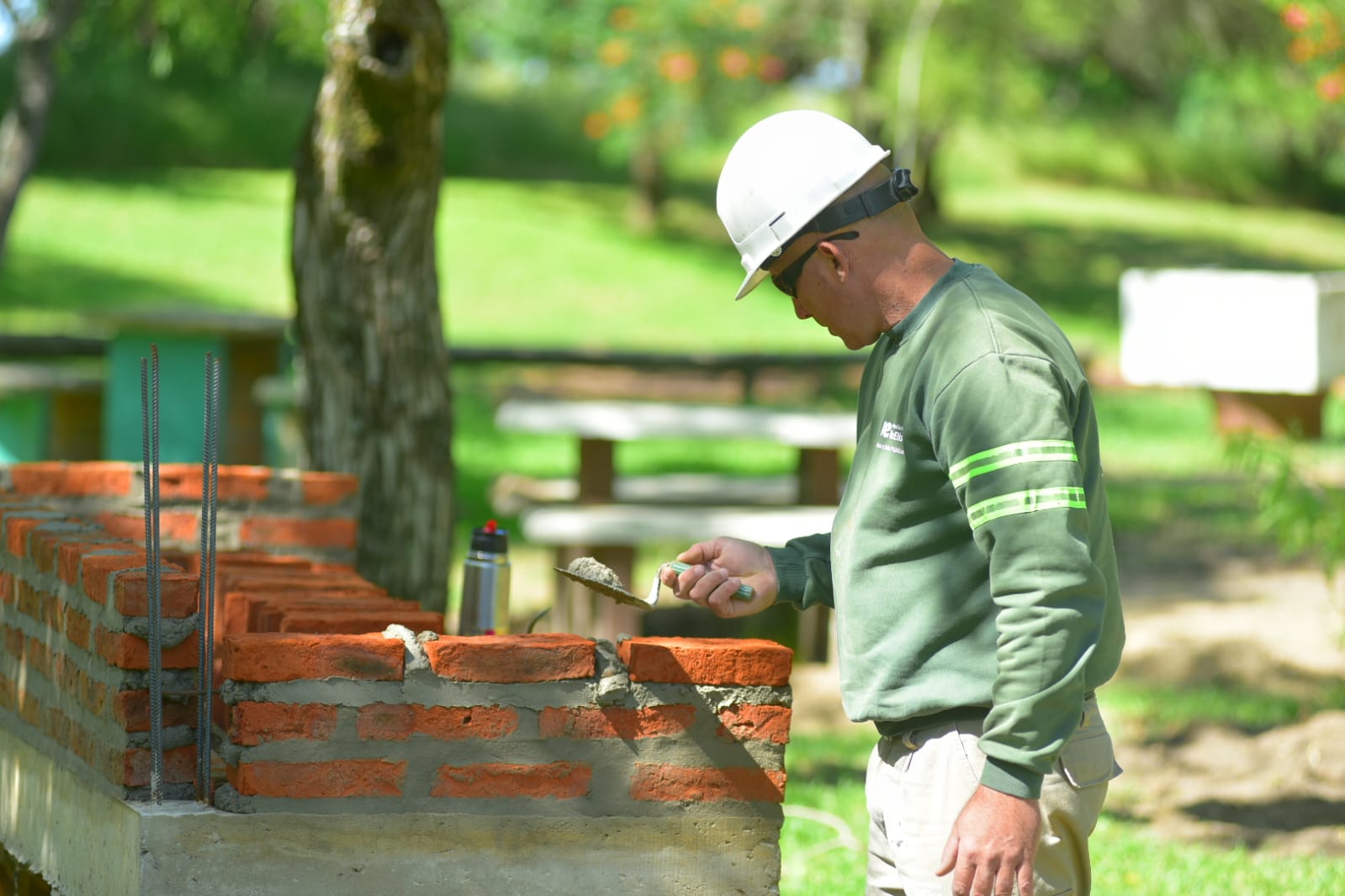 Se sigue trabajando en el Balneario Rocha previo al inicio de temporada