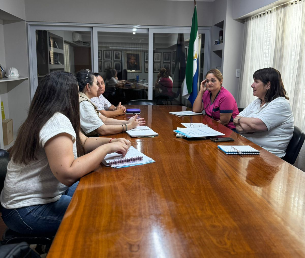 Reunión con referentes del sector salud de Villa Elisa