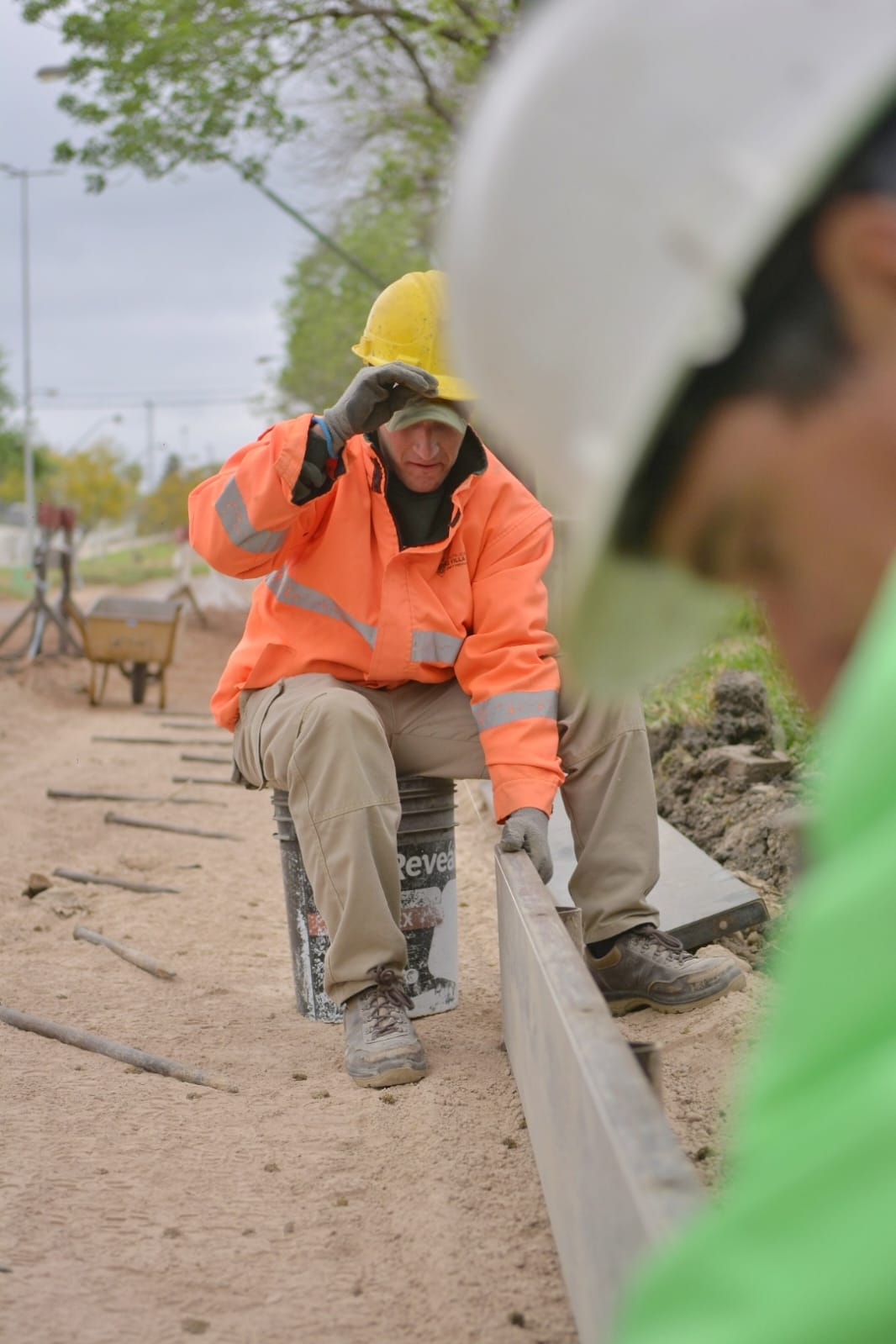 Registro de oposición para obra de cordón cuneta