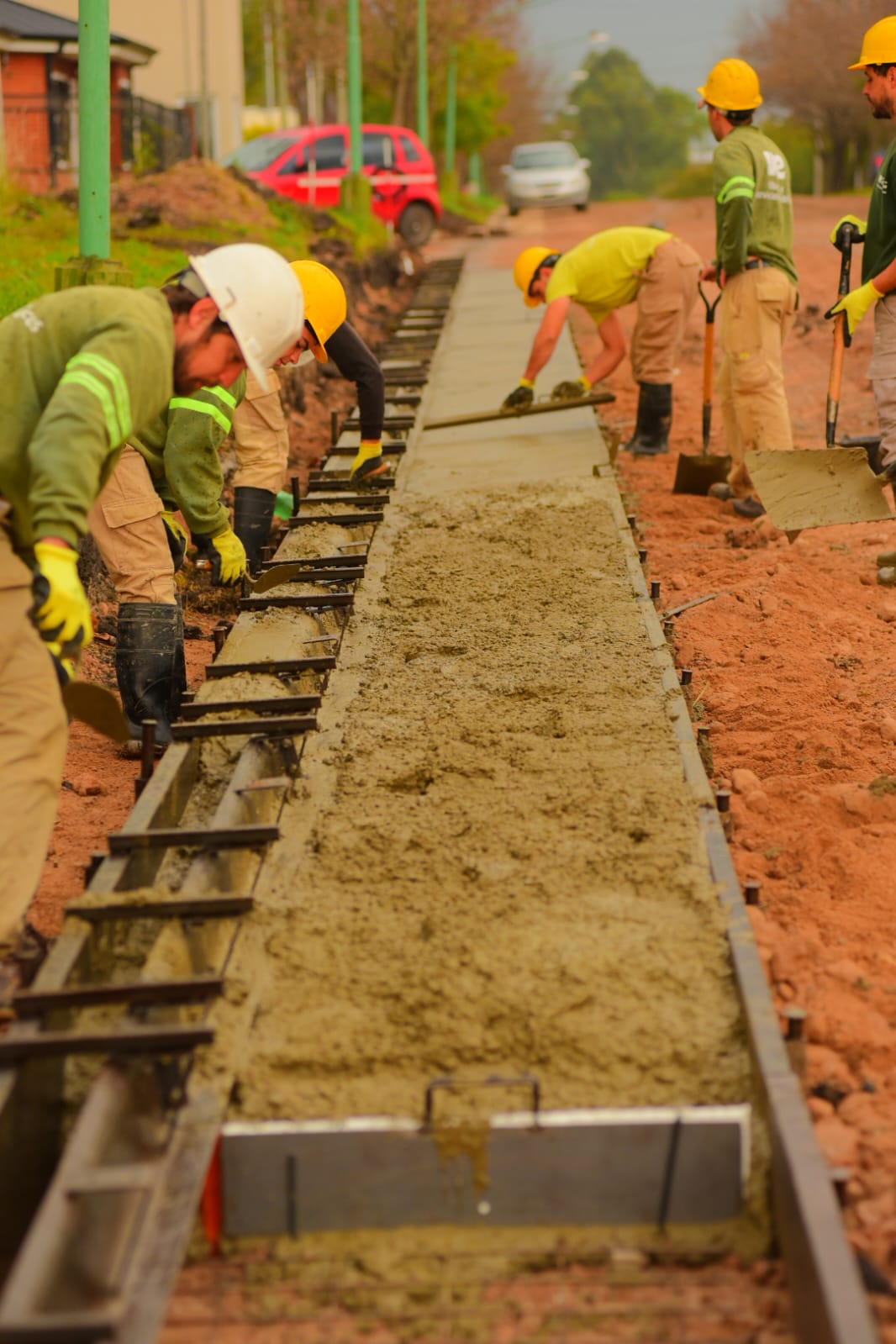 Registro de oposición para cuadra de cordón cuneta
