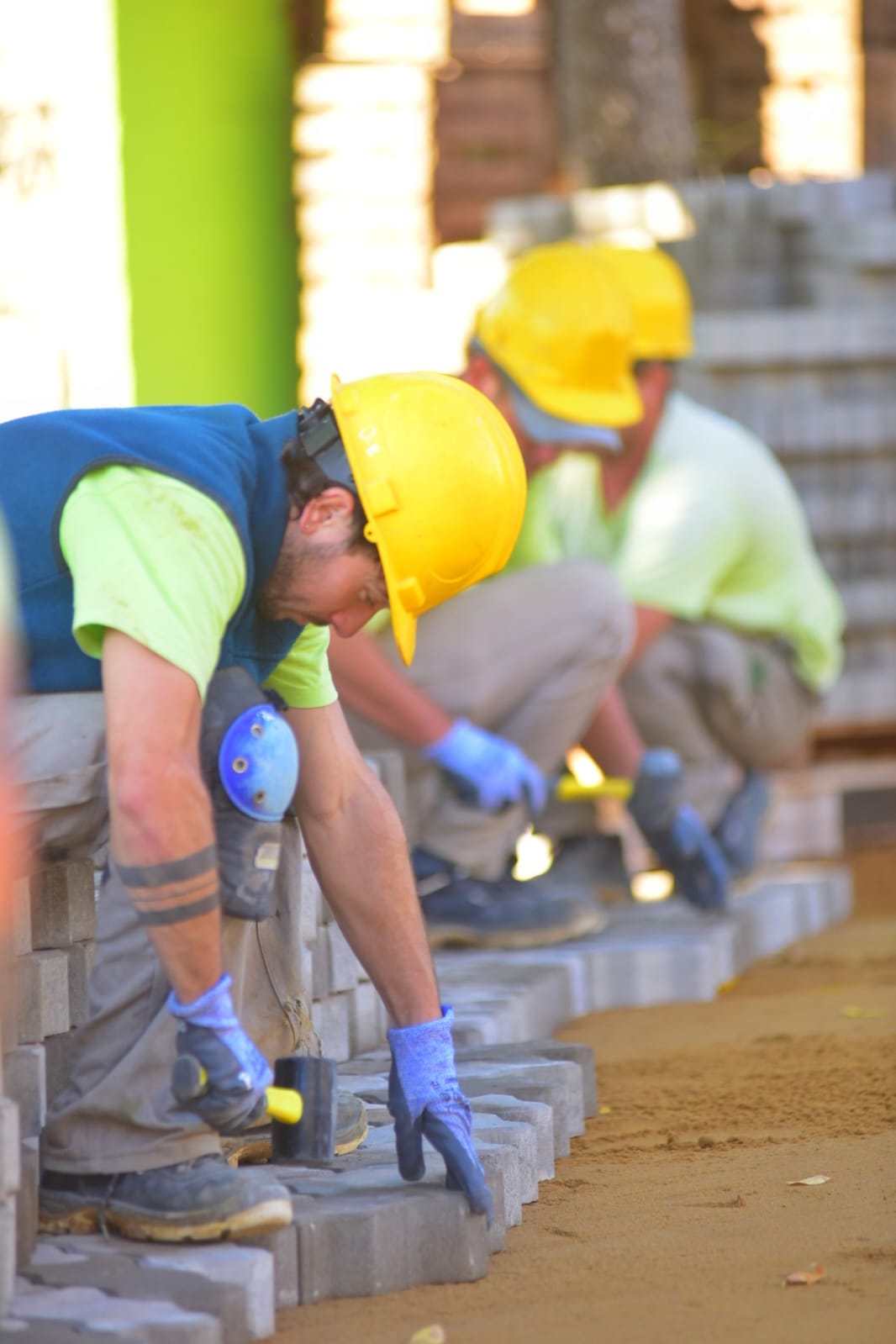 Se finalizó una nueva cuadra de adoquines en la ciudad
