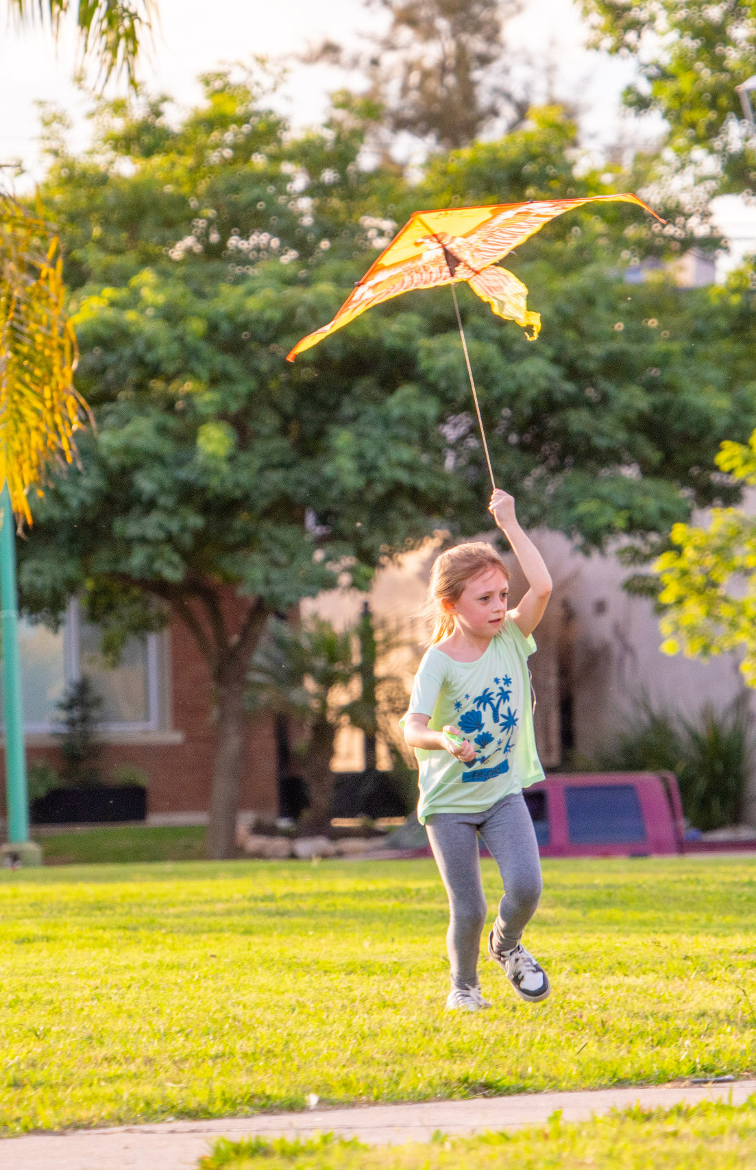 Tarde de cuentos y barriletes en la Plaza Pueyrredón