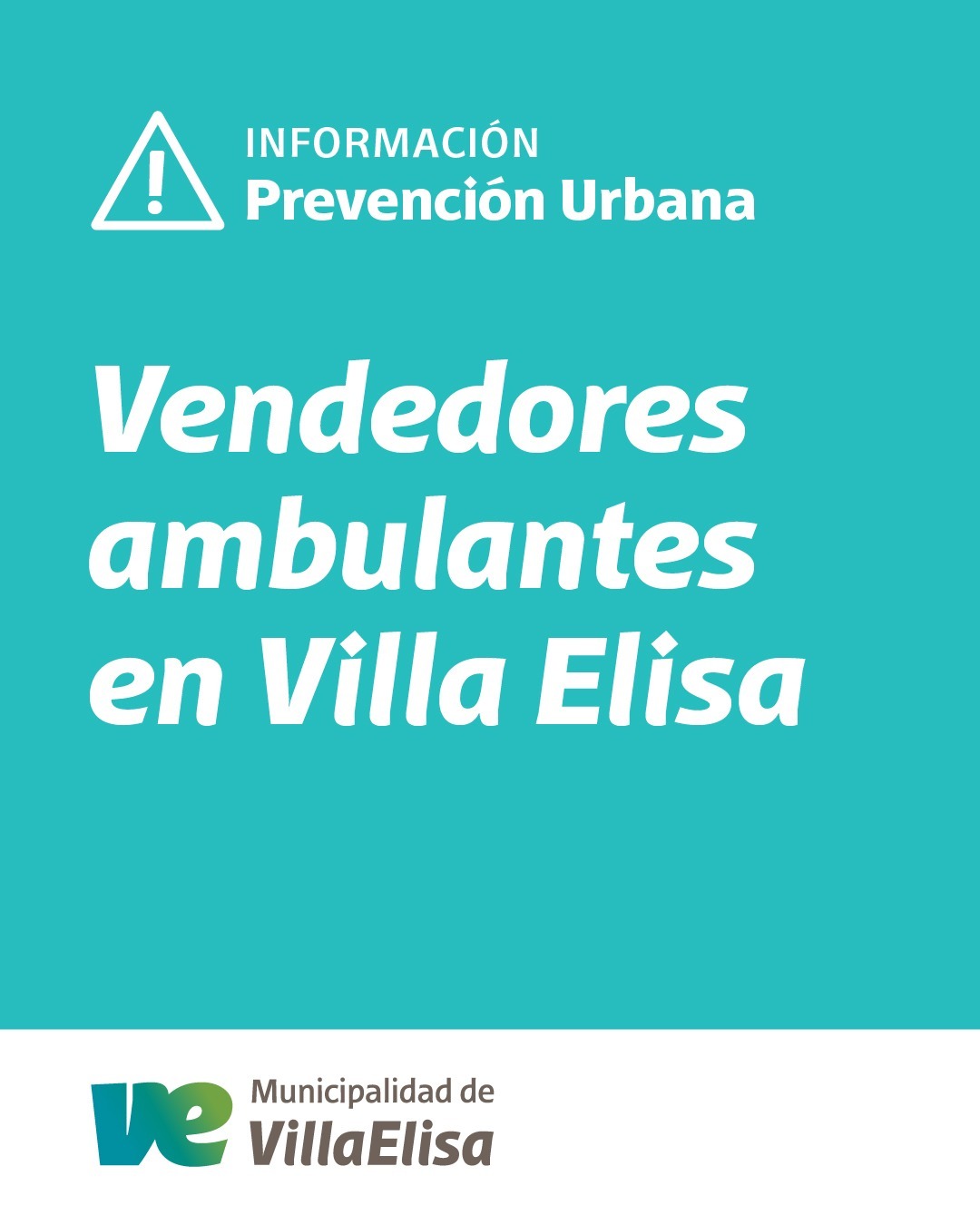 Vendedores ambulantes en Villa Elisa