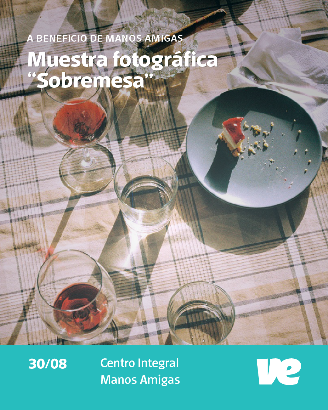 Muestra fotográfica “Sobremesa” a beneficio de Manos Amigas