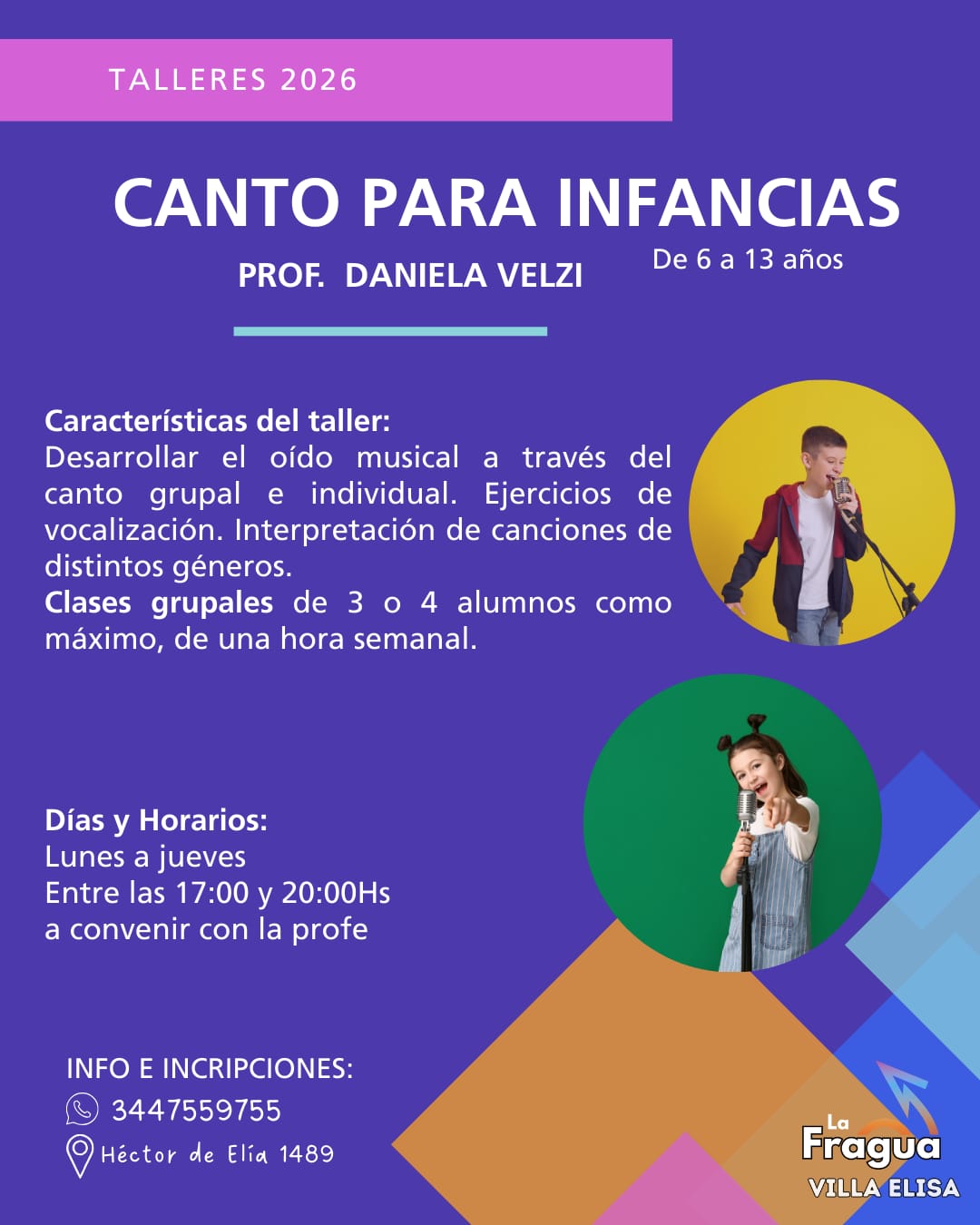Canto para niños