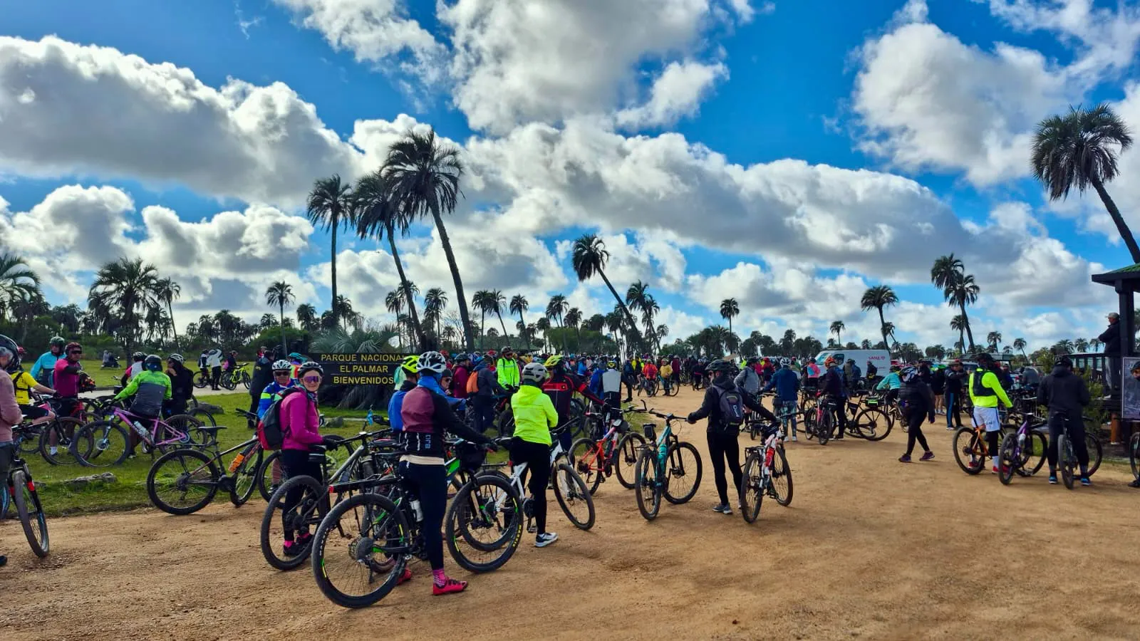 Villa Elisa fue parte de una nueva edición de Cicloturismo en el Parque Nacional El Palmar