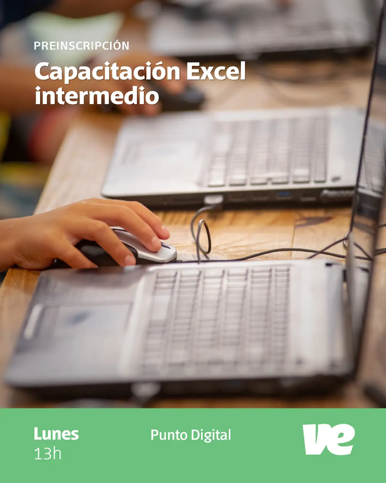Capacitación sobre Excel intermedio en el Punto Digital