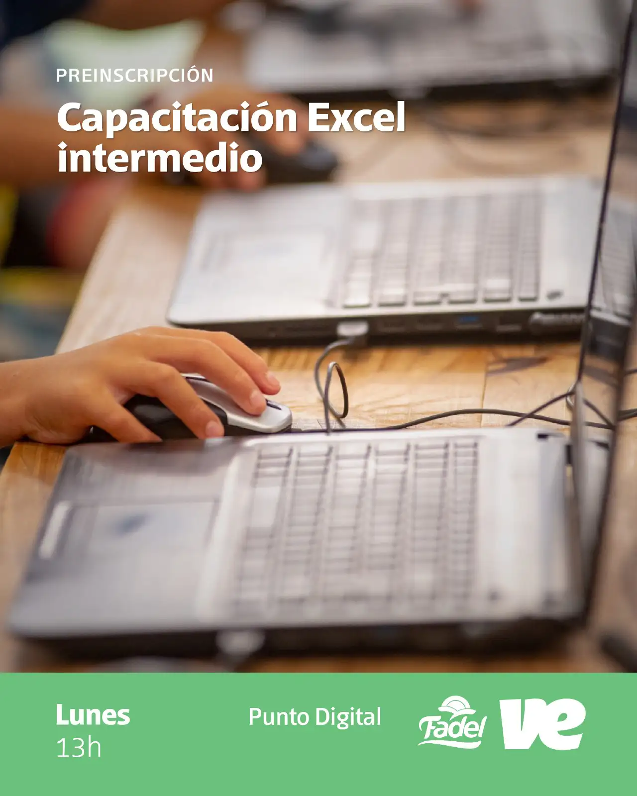 Capacitación sobre Excel intermedio en el Punto Digital