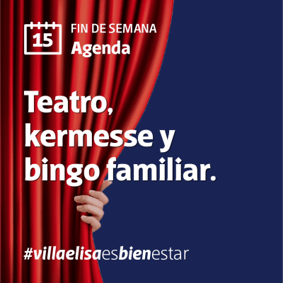 Conocé las actividades de la ciudad ingresando a la agenda virtual de Villa Elisa