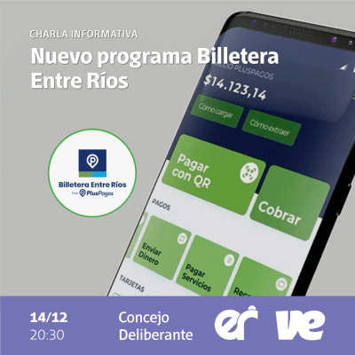 Charla informativa en Villa Elisa sobre el Programa “Billetera Entre Ríos”