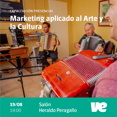 Se dictará una capacitación en Marketing Aplicado al Arte y la Cultura