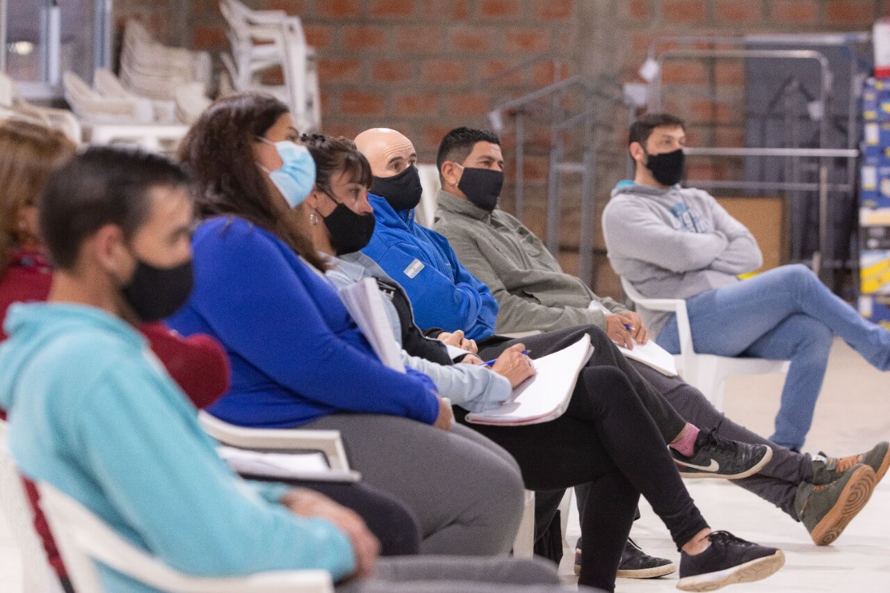 Trabajadores de la construcción compartieron una capacitación laboral