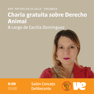 Charla sobre derecho animal en Villa Elisa