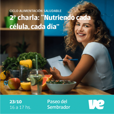 Nueva charla para conocer más sobre alimentación saludable y sus beneficios