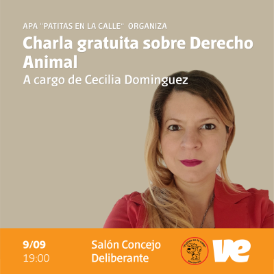 Charla sobre Derecho Animal en Villa Elisa
