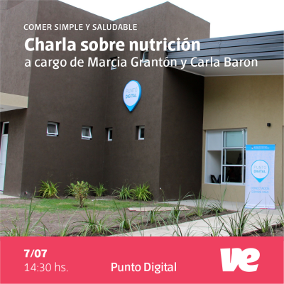 Comer simple y saludable: charla sobre Nutrición y Actividad Física en Villa Elisa