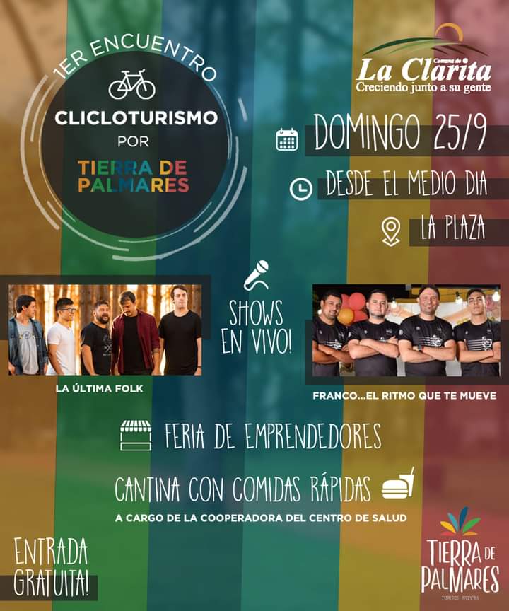 Abiertas las inscripciones a la jornada de Cicloturismo por la Región Tierra de Palmares