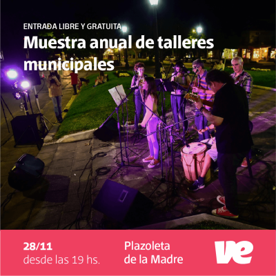 El cierre de los talleres municipales se desarrollará este jueves