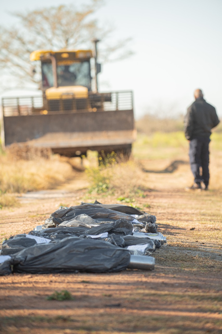 Por primera vez, se realizó la destrucción de escapes adulterados en Villa Elisa