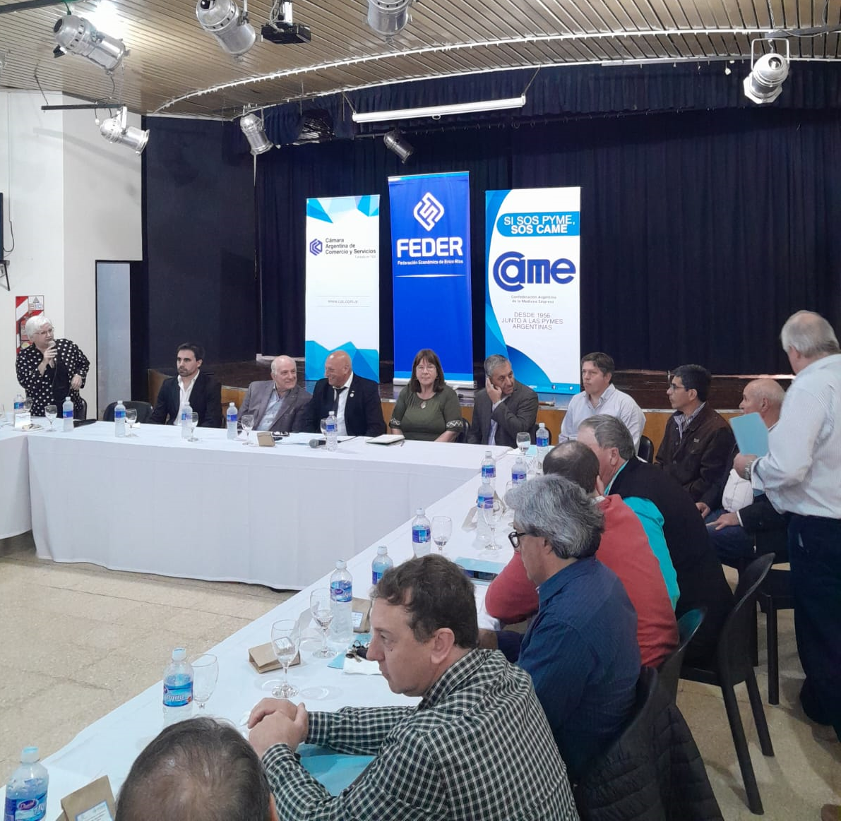 Autoridades municipales acompañaron el encuentro de FEDER en Villa Elisa