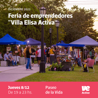 Este jueves 8 de diciembre habrá Feria en el Paseo de la Vida