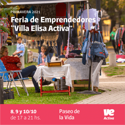 Fin de semana largo con Feria de Emprendedores “Villa Elisa Activa”