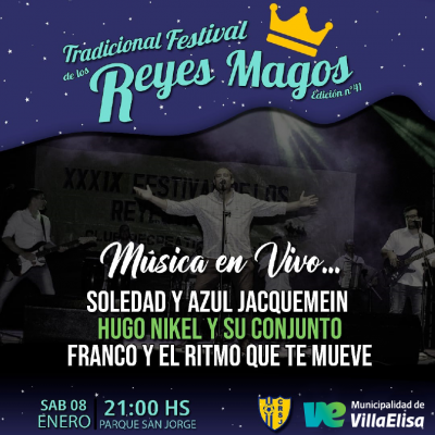 Este sábado será el Festival de los Reyes Magos en el Parque San Jorge