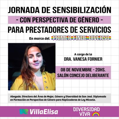 Jornada de sensibilización con perspectiva de género para prestadores de servicios