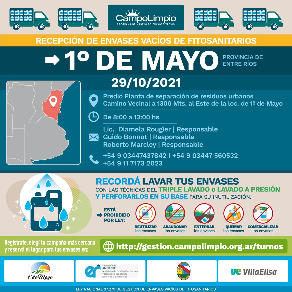 Jornada de recepción de envases
