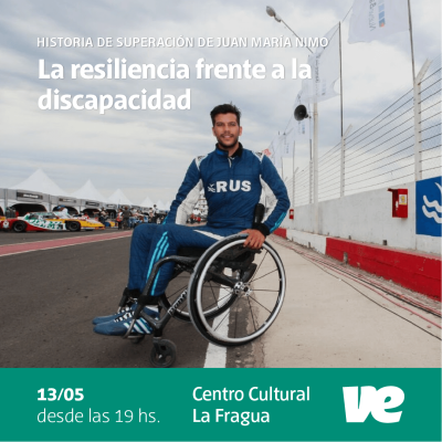 Juan Nimo, protagonista de una historia de superación, brindará en Villa Elisa una charla sobre resiliencia