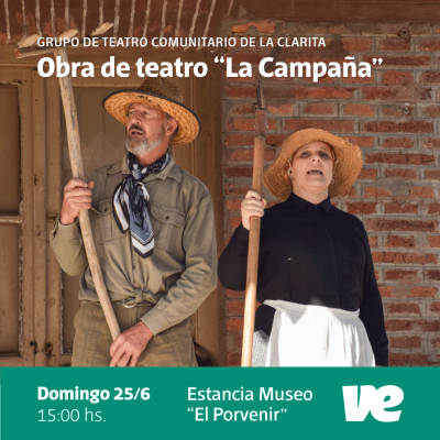 Se presentará en Villa Elisa la obra de teatro “La Campaña”