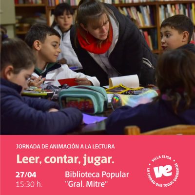 Todos los niños están invitados a “Leer, contar, jugar”